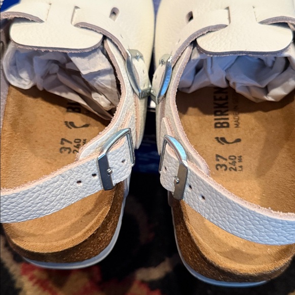 Birkenstock Tokio white leather 6n new - Picture 5 of 5